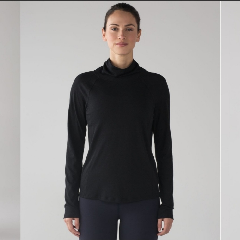 Lululemon 4 Breathe-a-Wool Long-Sleeve Turtleneck Top